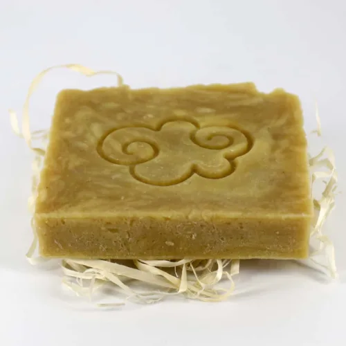 Натуральное мыло ручной работы «Детское с чередой, лисичкой и дрожалкой», вес 100 г